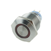 22mm IP67 Momentary Metal Push Button with Ring Led