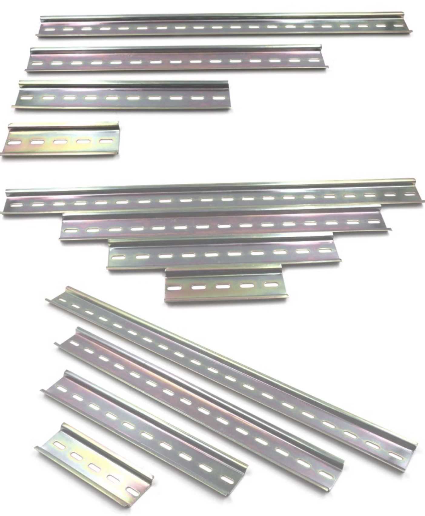 30cm C45 Guide Rail 35mm MCB Wiring Terminal DZ47 Circuit Breaker Iron