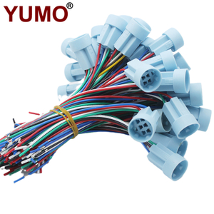 YUMO P-19-2 Socket Plastic Socket for 19mm metal push button switch