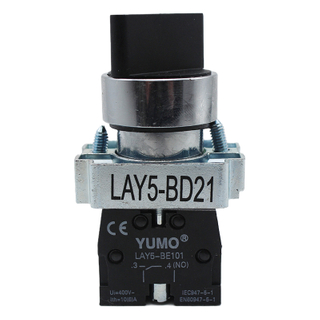 YUMO LAY5-BD21 2 position selector switch lay5 selector push button