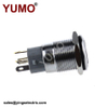 YUMO Hot sale LB-16A annular stainless steel panel LED metal push button