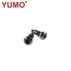 super bright 8mm indicator light led 12v flat head Pin type 1NO