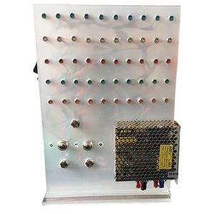 YUMO Display Panel with Multicolor Metal Push Button Switch