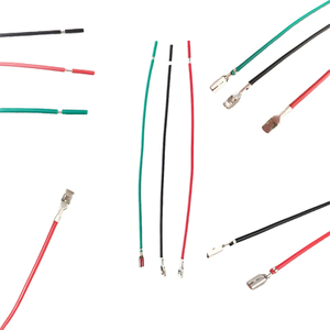 YUMO Wire for Metal Push Button 12mm, 16mm, 19mm, pin Terminal 15cm Wires Red, black, green with Terminal