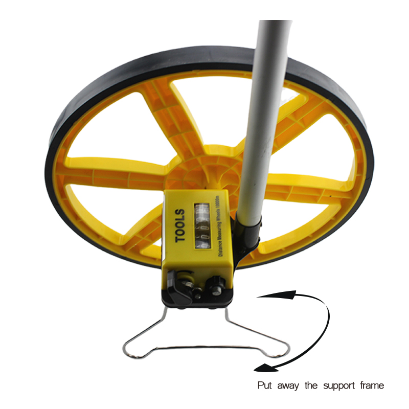 Distance measuring wheel measuring roll rule hand pushed roller type