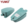 YUMO FS-3 Pedal switch foot switch single in green foot switch , without cable, Silver contact Self-locking